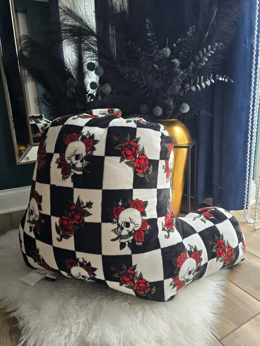 Ed Hardy soft & plush back rest pillow new
